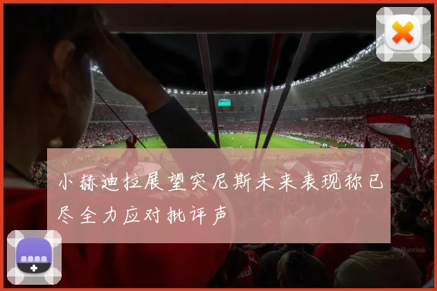小赫迪拉展望突尼斯未来表现称已尽全力应对批评声